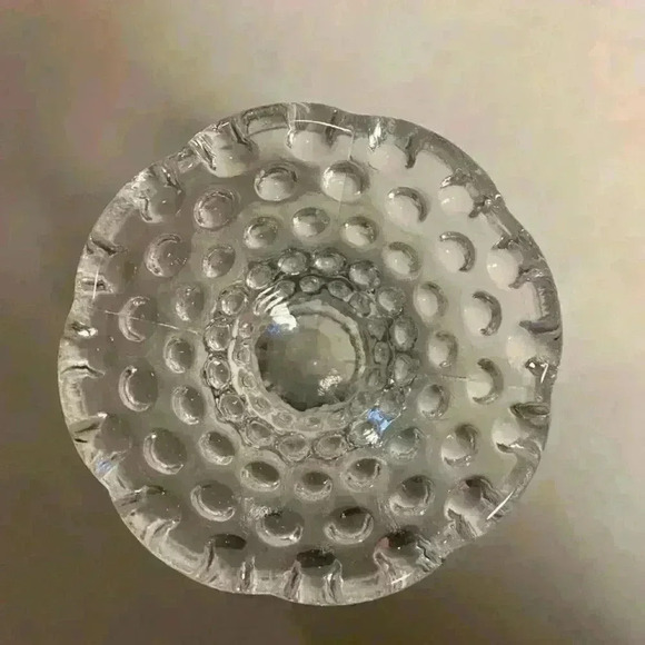 Vintage Crystal Gorham Water Goblet..Hobnail Feather Pattern - Picture 7 of 9